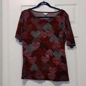 LulaRoe 3/4 Length sleeve top